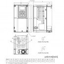 Trójfazowy falownik 1,5/0,75 kW 460VAC VFD015C43A-21 Delta Electronics